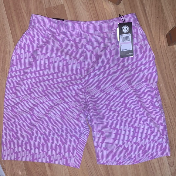 Under Armour | Purple Golf Wave Shorts - Picture 2 of 4